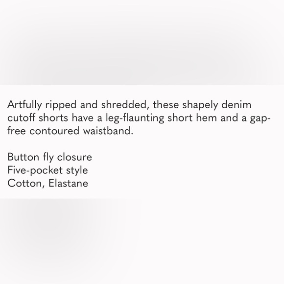 Good American Bombshell Cutoff Denim Shorts - Picture 5 of 12